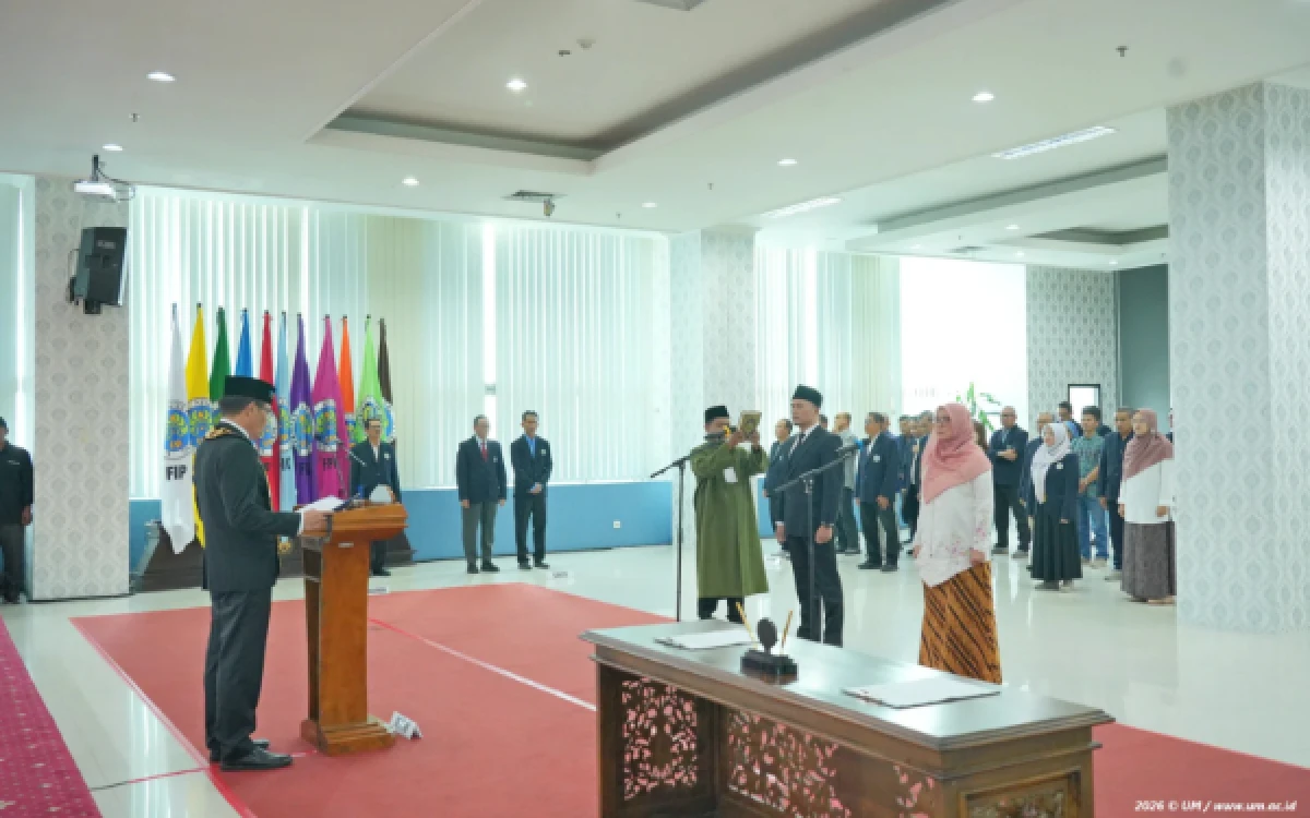 Thumbnail Berita - Perkuat Tata Kelola Kampus, UM Resmi Lantik Pejabat Baru