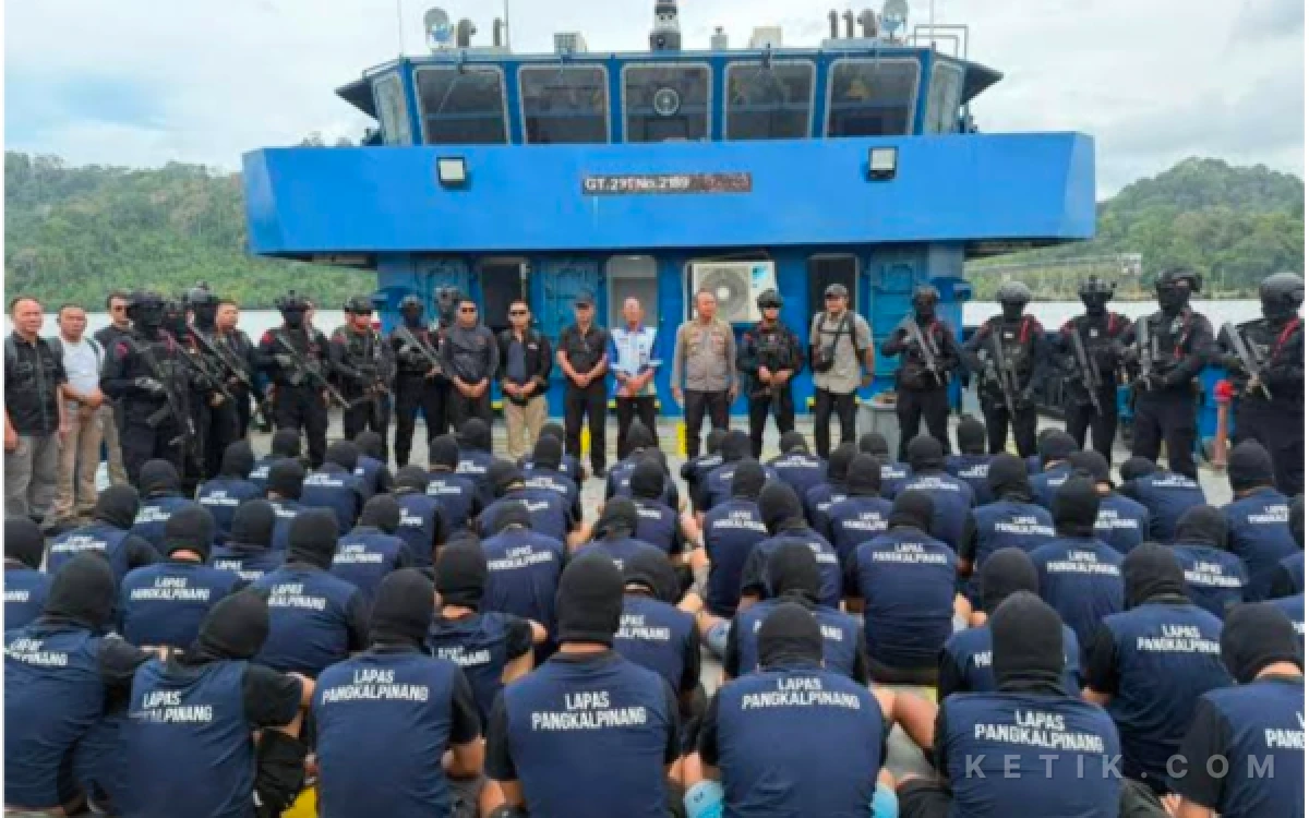 Thumbnail Berita - 313 Warga Binaan dari Lima Daerah Dipindah ke Lapas Nusakambangan