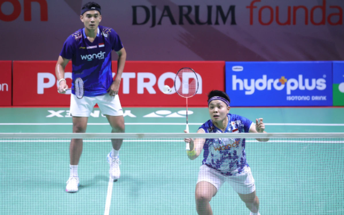 Thumbnail Berita - Bagas/Apriyani Lolos ke Babak 16 Besar Surabaya International Challenge 2026, Sebut Banyak PR