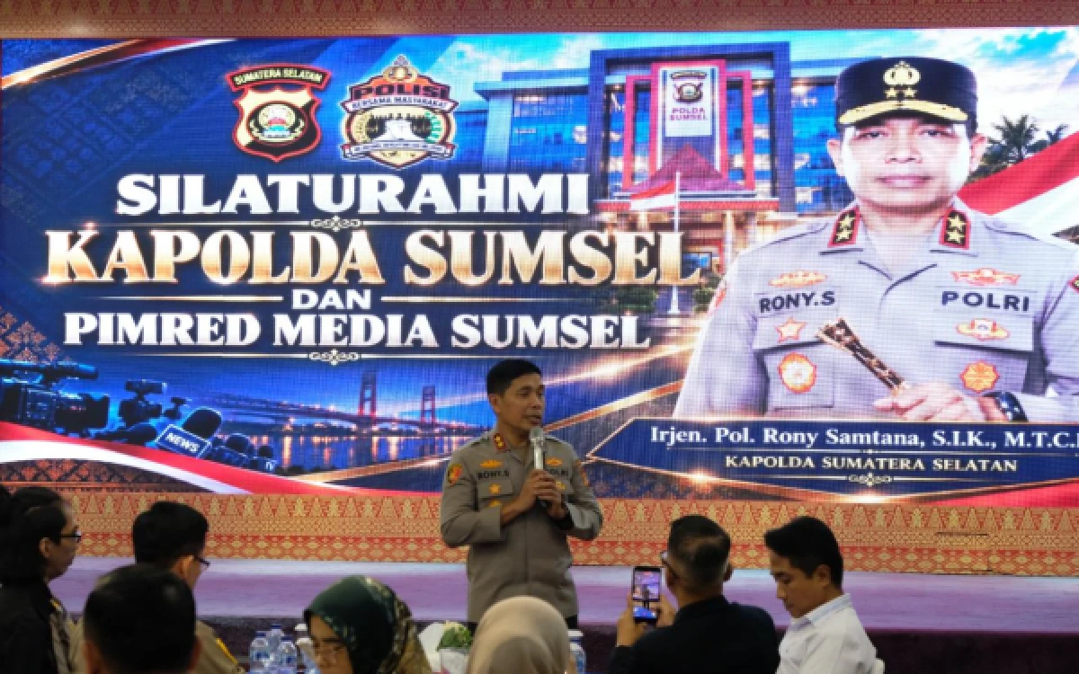 Thumbnail Berita - Silaturahmi dengan Pemred, Kapolda Sumsel Tekankan Pentingnya Sinergi