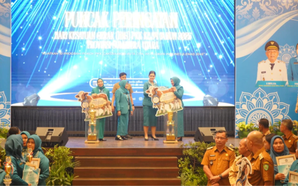 Thumbnail Berita - TP PKK Kabupaten Asahan Raih Juara Umum HKG PKK Tingkat Provinsi Sumatera Utara 2026