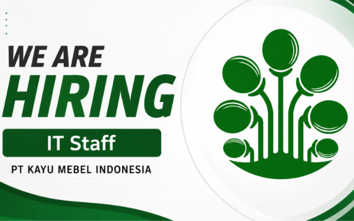 Thumbnail Berita - PT Kayu Mebel Indonesia Sidoarjo Buka Lowongan IT Staff, Gaji hingga Rp4,5 Juta