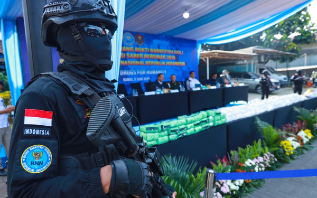 Thumbnail Berita - Bongkar 4 Jaringan Narkoba, BNN Musnahkan Ratusan Kilogram Sabu dan Vape Cair Beracun