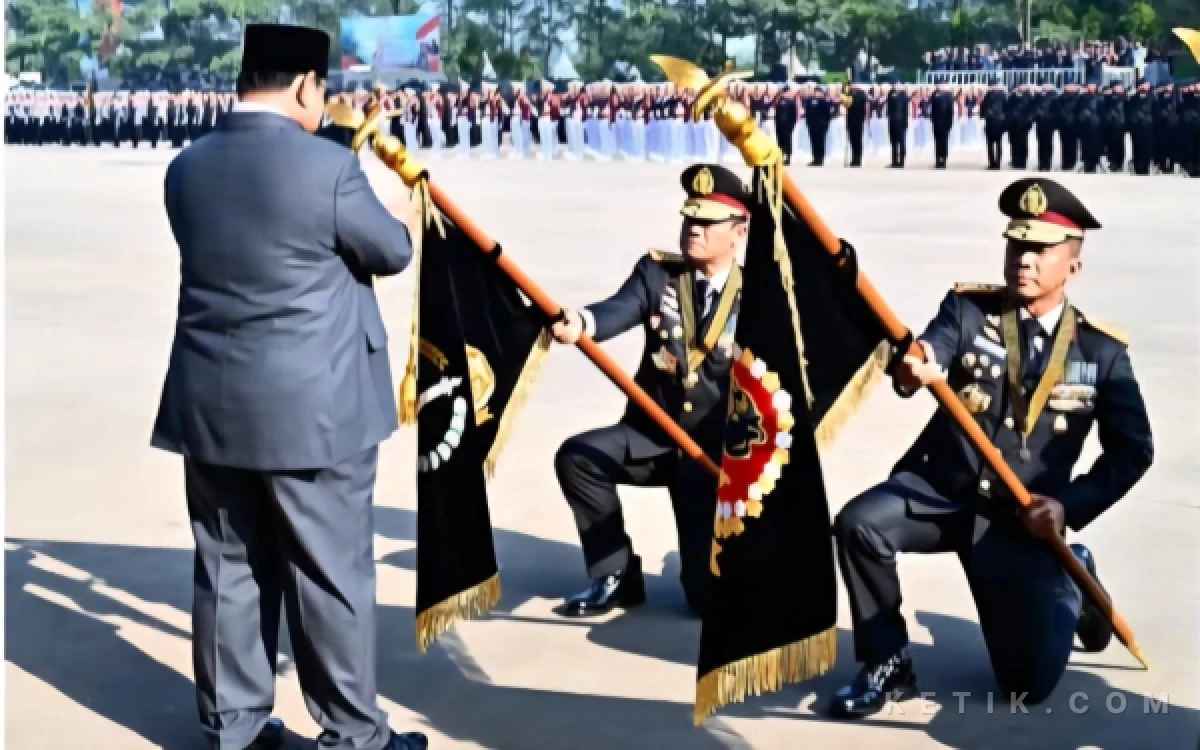 Thumbnail Berita - HUT ke-80 Bhayangkara, 41.578 Personel Polri dan 87 Perwira Tinggi Naik Pangkat