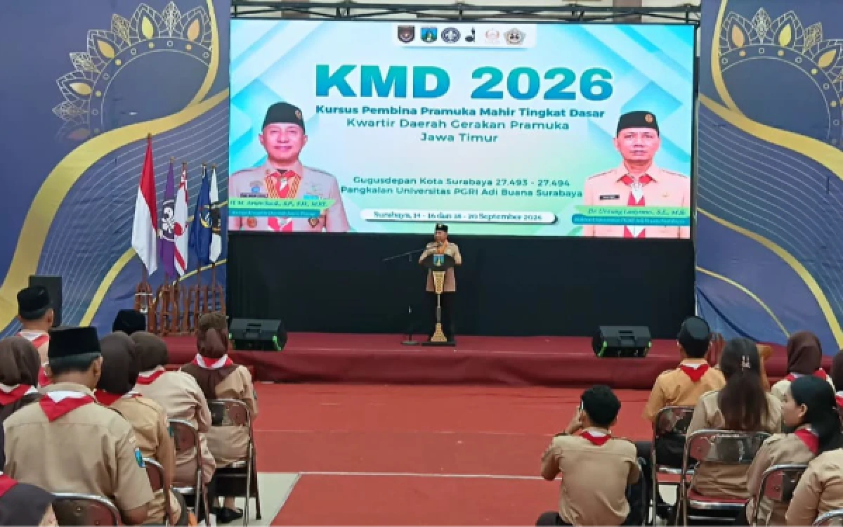 Foto Kegiatan KMD Pramuka di UNIPA dihadiri 200 peserta. (Foto: Pramuka Jatim)