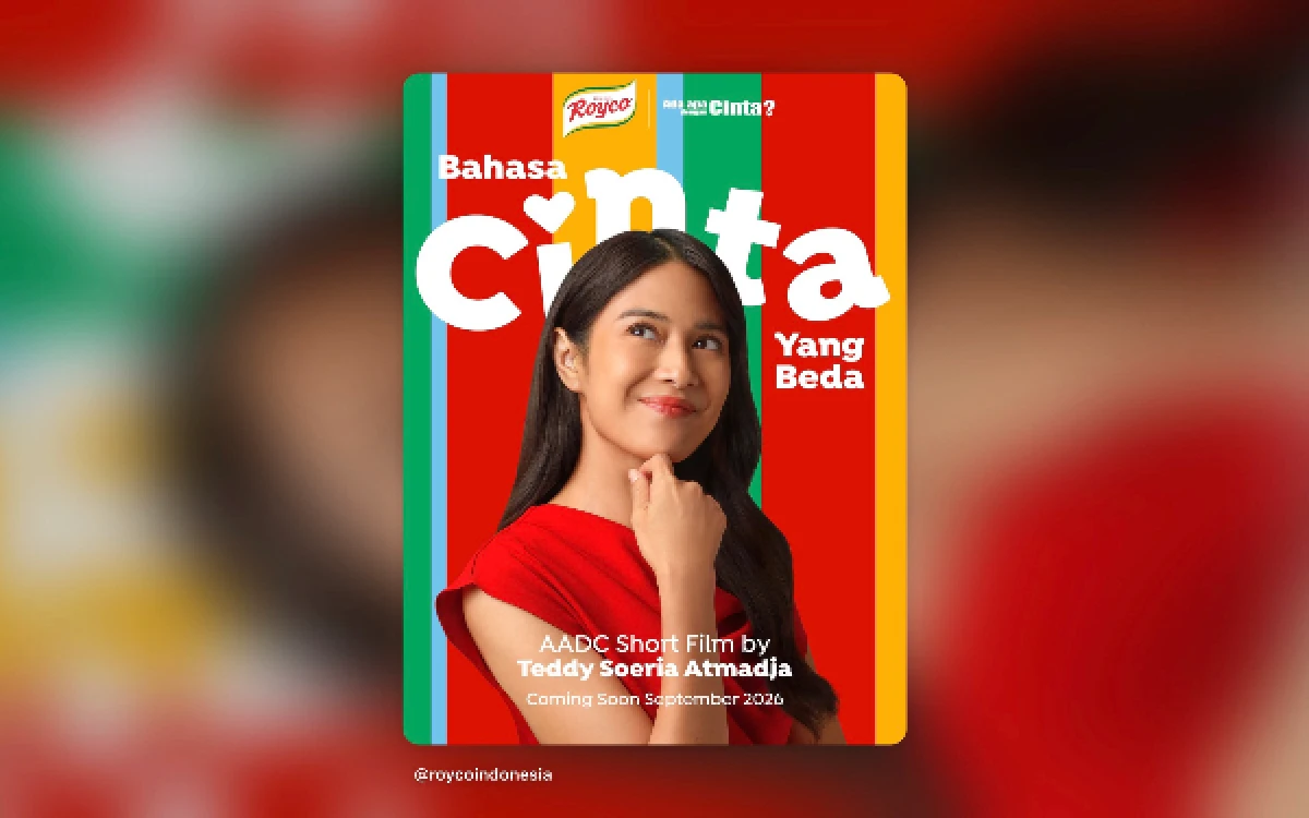 Foto Poster film pendek dengan tajuk “Bahasa Cinta Yang Beda” sekuel Ada Apa Dengan cinta. (Tangkap layar @roycoindonesia)