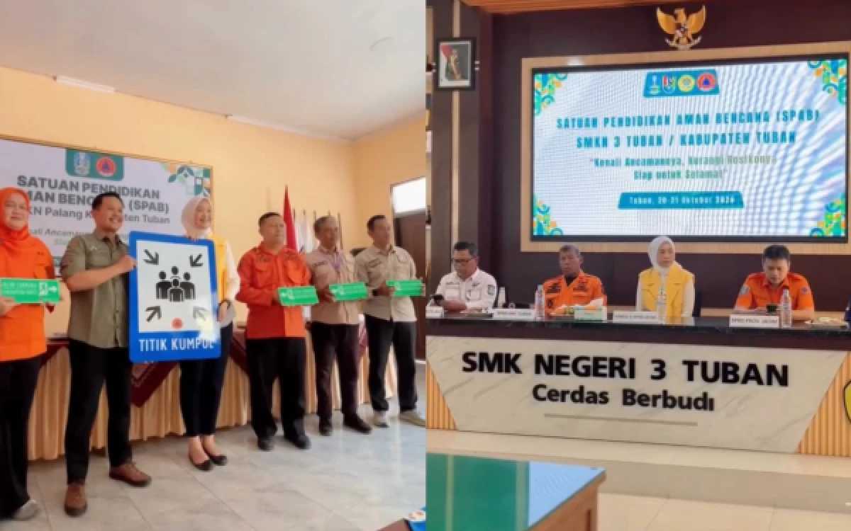 Thumbnail Berita - Perkuat Edukasi Mitigasi Bencana di Sekolah, Aulia Hany Dorong Pembentukan Lima SPAB di Tuban