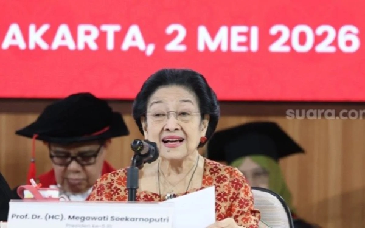Thumbnail Berita - Megawati Kritik Pengadilan Militer dalam Kasus Andrie Yunus, Semua Harus Diperlakukan Sama
